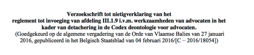 Volg het proces tot nietigverklaring detachering op de voet: vrijwillige tussenkomst OVB!