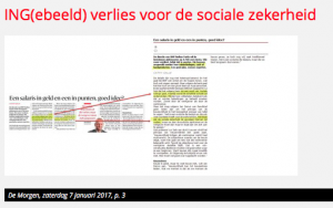 ING(ebeeld) verlies voor de sociale zekerheid