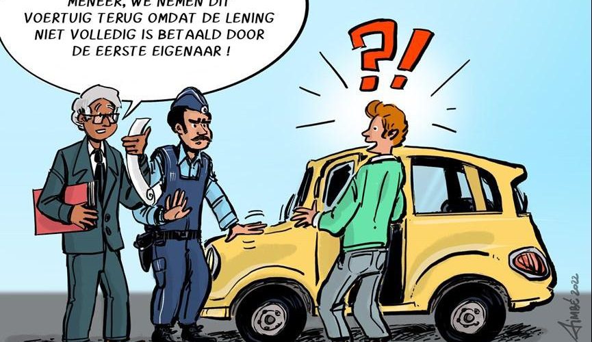 Een voertuig dat doorverkocht wordt voor het afbetaald is, teruggeven of niet …? cover