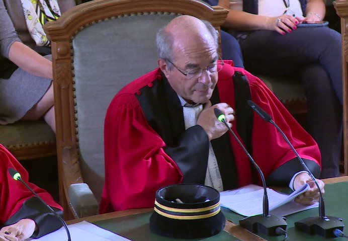 Bruno Lybeer, président de chambre accueille les avocats-stagiaires cover