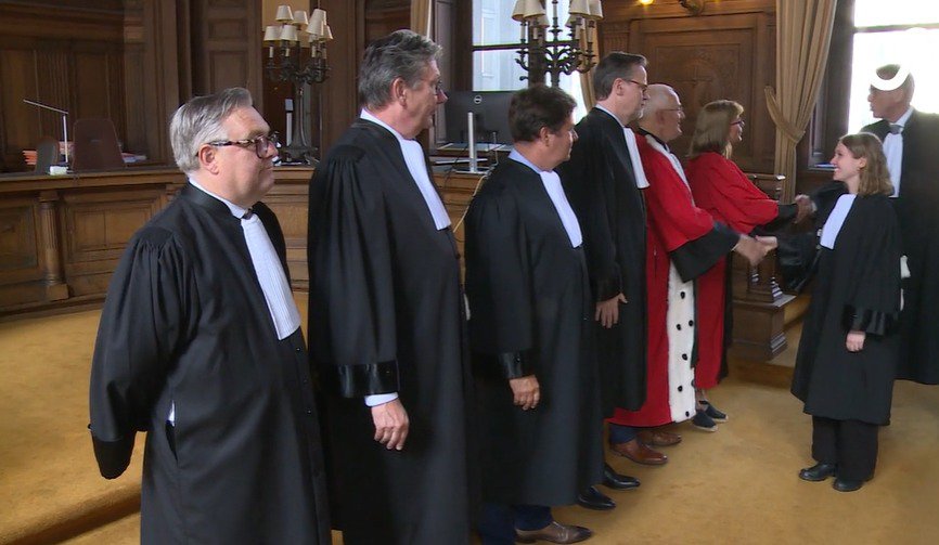 Brusselse stagemeesters stellen hun stagiairs voor aan het hof (deel II) cover