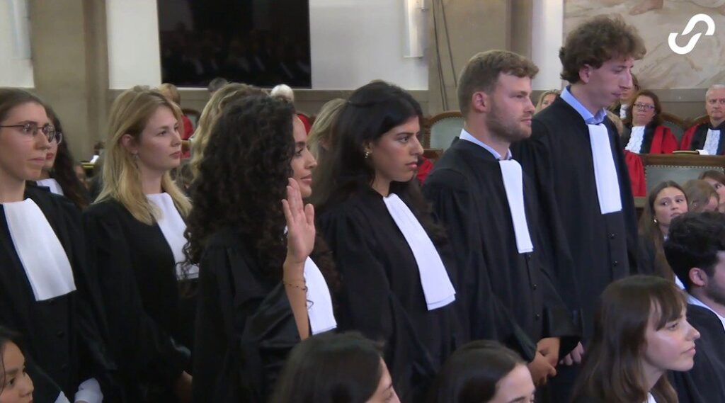 La prestation de serment des avocats-stagiaires de Bruxelles (NL) et Louvain du 1 septembre 2025 cover