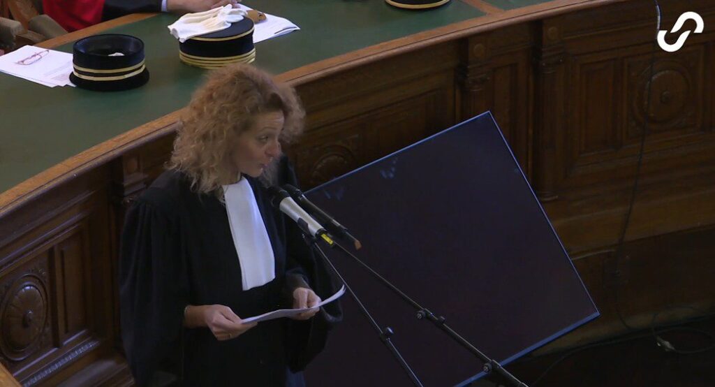 Maître Isabelle Fourneau bâtonnier de Brabant-Wallon s’adresse aux stagiaires cover