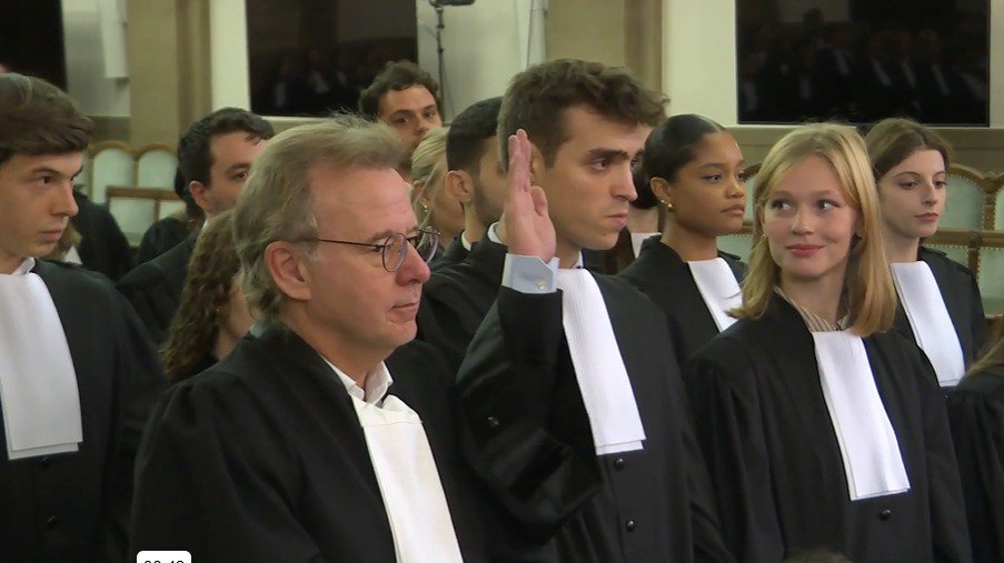 La prestation de serment des avocats-stagiaires de Bruxelles (FR) du 6 octobre 2025 cover