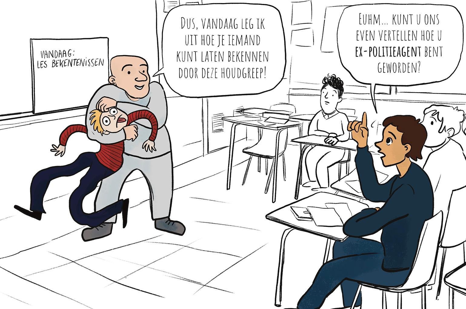 Grondwettelijk Hof vernietigt verbod op lesgeven door ex-politieleden in sector private opsporing cover