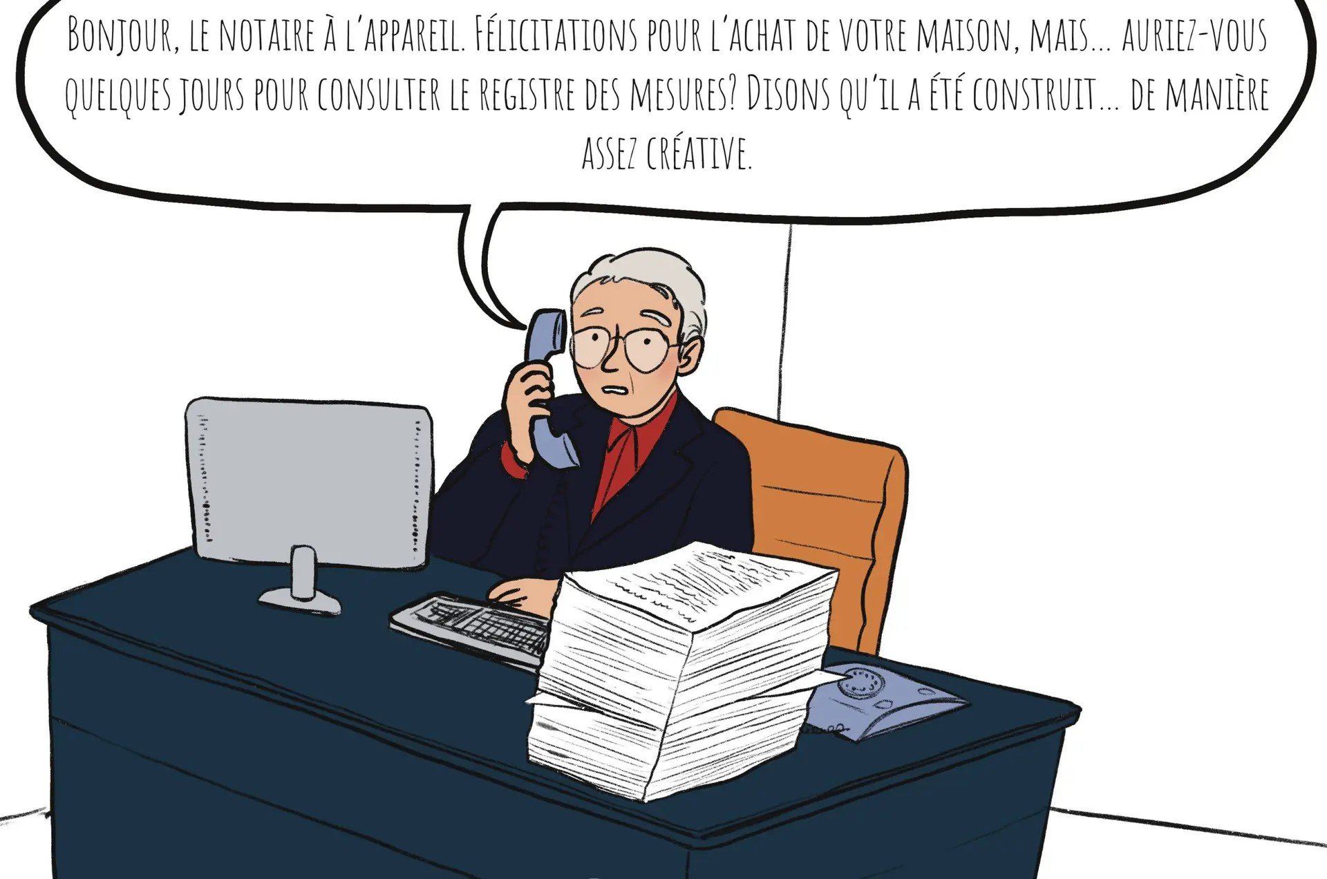 Le registre des mesures pour les notaires et les agents immobiliers cover